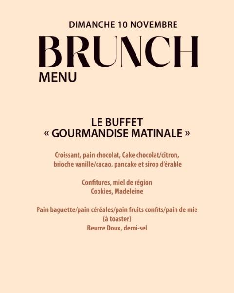 Prochain Brunch Gourmand - 10 novembre !